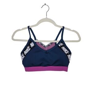 NIKE Teal-Pink Back Mesh Sports Bra